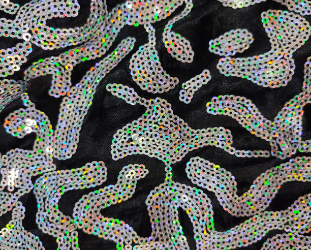 Textures of fabrics of various colors and shapes to use in design backgrounds