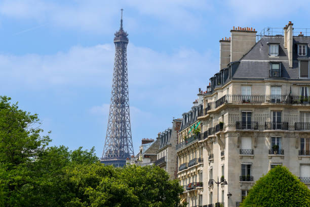 istock Paris cutyscape and the Eiffel Tower, France 2161280225