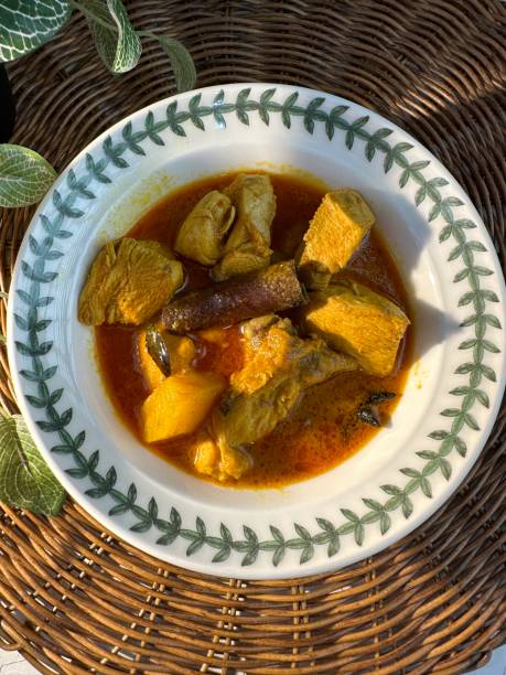 istock Curry with Chicken and Potatoes. It is an aromatic curry with a tangy, luxurious taste that is harmonic, sweet and isn't as spicy. Coconut curry with chicken and potatoes 2161283543