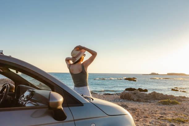 istock Young woman enjoying beautiful view 2161292066