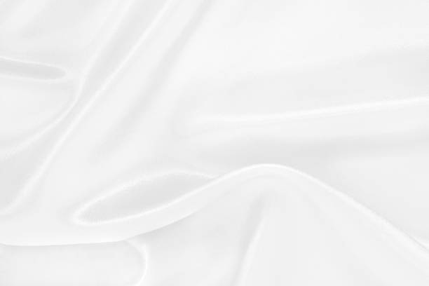 istock White fabric cloth texture for background and design art work, beautiful crumpled pattern of silk or linen. 2161298484