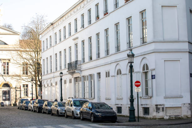 istock Residential building in Brussels 2161300030