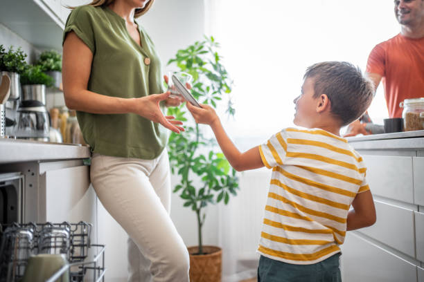 istock Family joys - Shared moments in the new kitchen 2161302213