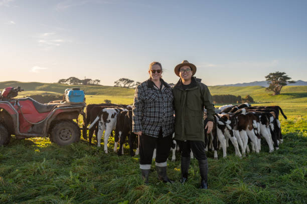 istock Young Dairy Farming Couple 2161309145