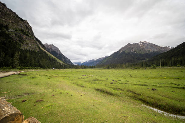 Natural Scenery of Basum Tso in Tibet