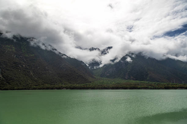 Panoramic landscape in Tibet