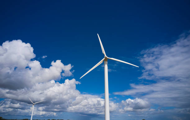 Wind power generation in grassland