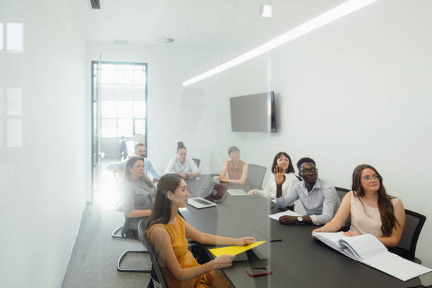 istock Coworkers in a meeting 2161321596