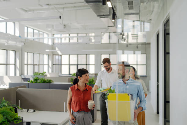 istock Group of diverse people working in a same company 2161321618