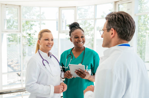 istock Doctors and surgeons in hospital, using modern technologies for diagnosis 2161323791