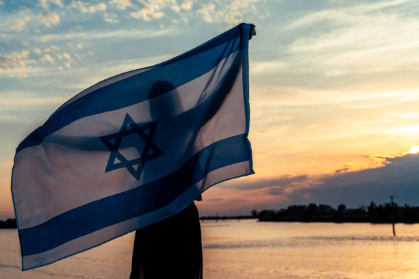 istock Woman with Israel flag 2161326176