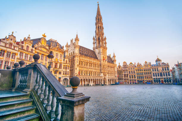 istock Panorama of Grand Place, Brussels 2161328239