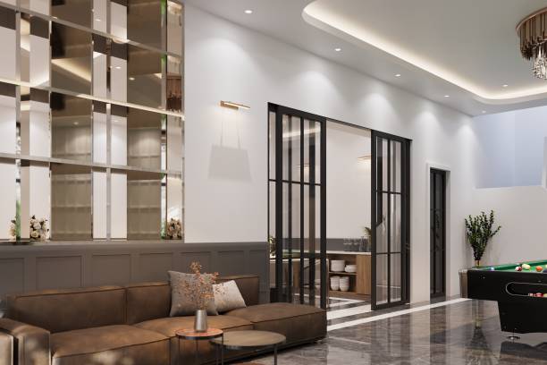 istock A sophisticated modern interior design in the waiting zone 2161329139