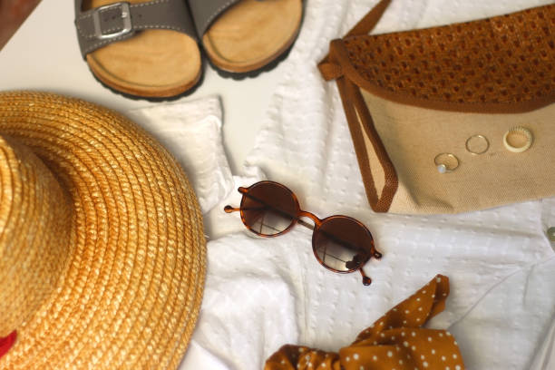 istock White Blouse And Summer Accessories 2161331600