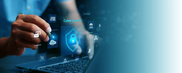 istock Cyber security and Security password login online concept Hands typing and entering username and password of social media. 2161332875