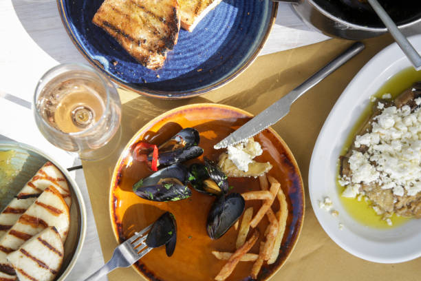 istock Various Mediterranean dishes served on the restaurant table 2161351767
