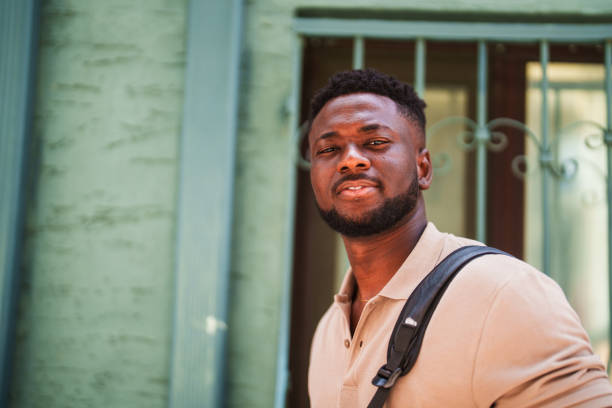 istock Young Togolese man is looking at camera. 2161355886