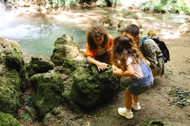 Family enjoying outdoors