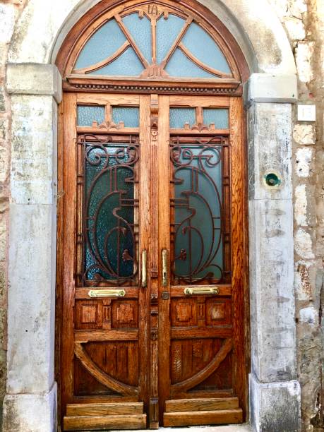 istock Wooden door 2161358998