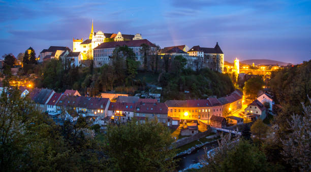 istock Old town of Bautzen at night 2161364614