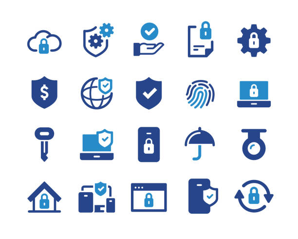 Security Icons - Classic Graphic Series Security Icons - Classic Graphic Series dedication stock illustrations