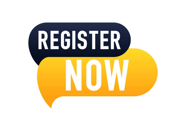 Register Now Speech Bubble Label. Free registration offer. Register now tag. Vector illustration Register Now Speech Bubble Label. Free registration offer. Register now tag. Vector illustration join today button stock illustrations