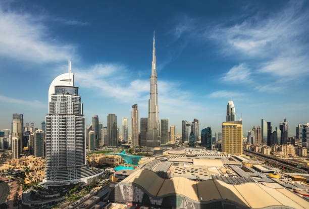 istock Skyscrapers in Dubai Financial District 2161368188