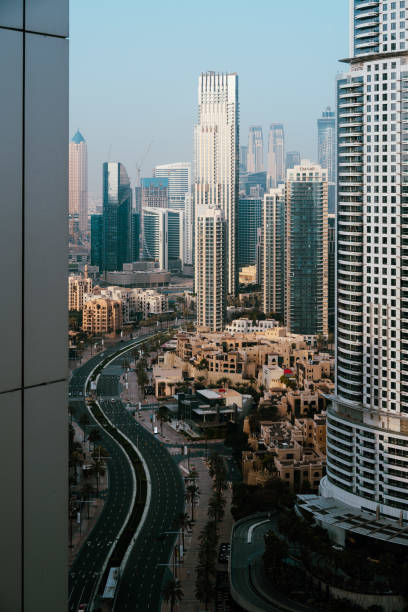 istock Skyscrapers in Dubai Financial District 2161368191