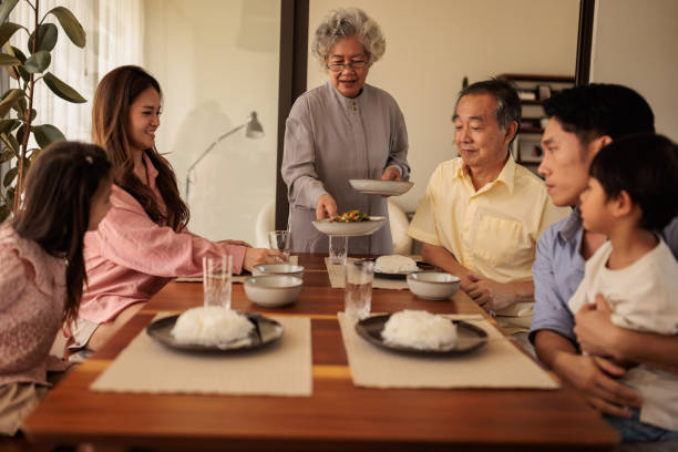 istock Family dinner at home 2161372581