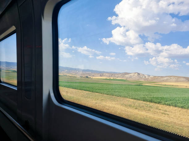 istock On the train ride in the Express 2161375302