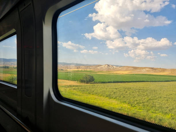 istock On the train ride in the Express 2161375314