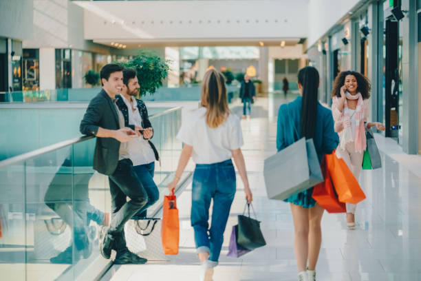 istock Friends shopping together 2161380526