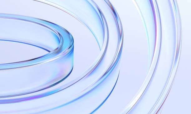 renderização 3d abstrata - multi colored glass - fotografias e filmes do acervo