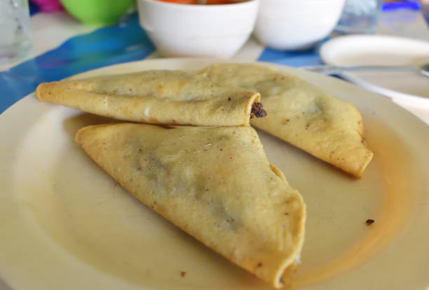 istock Traditional dish called quesadillas de cazon in Acapulco 2161386644