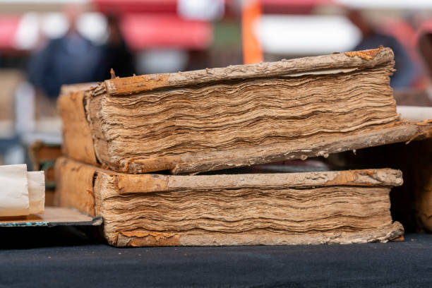 istock Damaged old vintage books 2161390926
