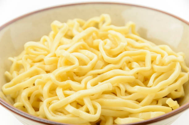 istock Okinawa soba noodles in a bowl on a white background. 2161394589