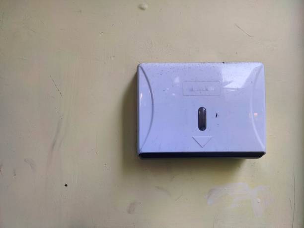 istock tissue box refill attached to the wall 2161396936