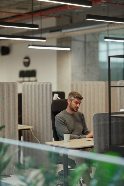 istock Modern Businessman Working in Contemporary Office Space 2161399655