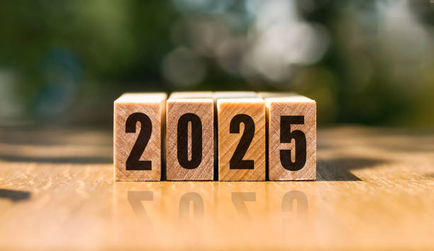 istock Wooden Blocks Spelling Out 2025 on a Tabletop With a Blurred Green Background 2161400227