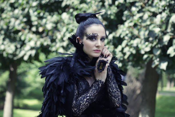 istock Dark Queen in park 2161406707