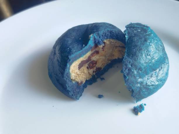 istock Blue cookies and cream bread 2161410399
