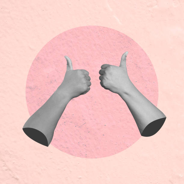 istock A human hand showing thumb up gesture 2161416101