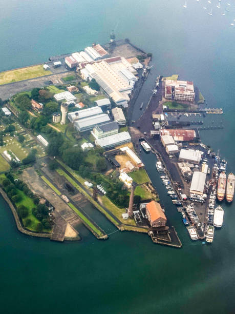 istock Cockatoo Island shipyard in Sydney Harbour 2161426340