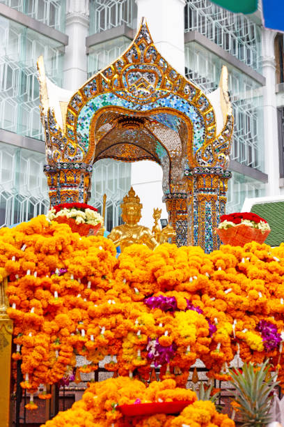 istock Erawan shrine Bangkok city, Thailand 2161428982