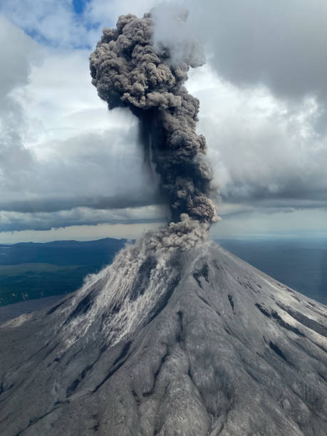 Volcanic eruption in Kamchatka