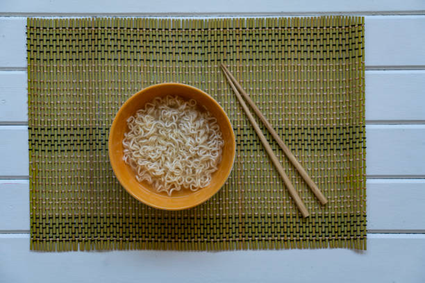The luxurious tableware placed on the table