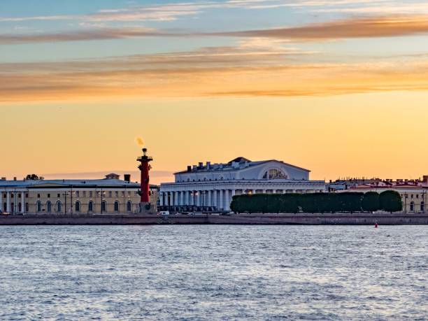 istock St. Petersburg Silhouettes at Sunset 2161437152