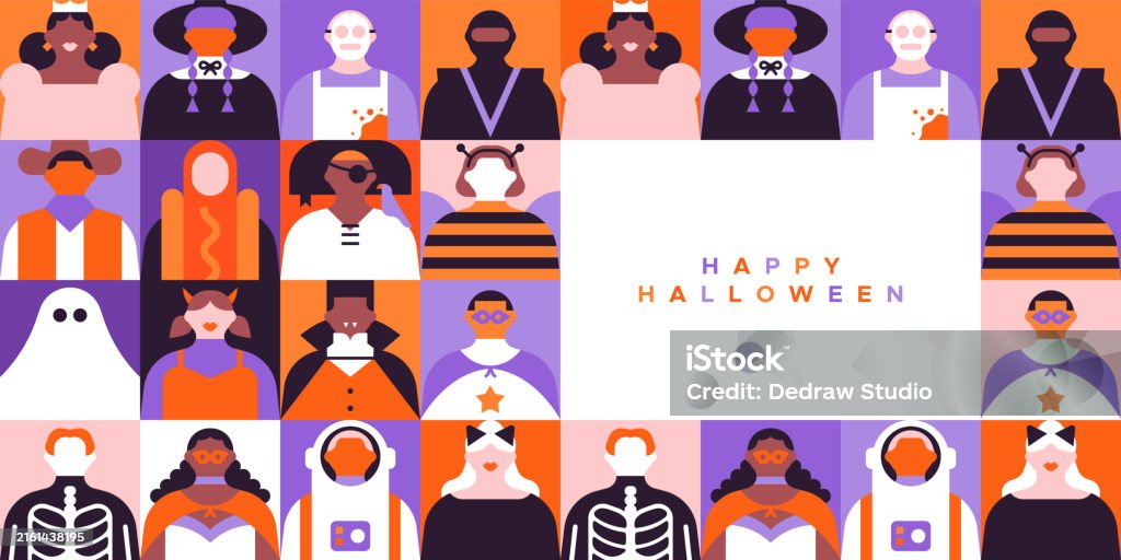Happy Halloween Web Template Illustration Stock Illustration Download Happy Halloween Web Template Illustration Stock Illustration Download