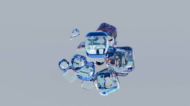 istock Crystal Clarity: A Cluster of Glassy Geometrics 2161439474