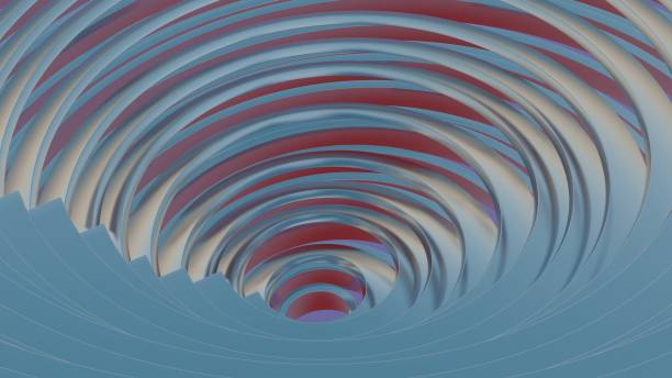 The Calm of Repetition: A Study in Serene Sky Blue Circles